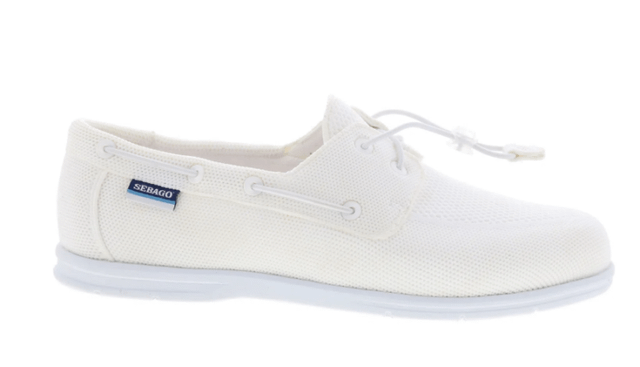 Sebago Monterey 78117KW-911 Mens White Mesh Loafers & Slip Ons Boat Shoes ON SALE