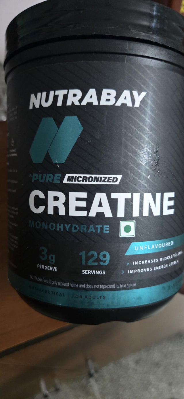 Nutrabay Micronized Creatine 400gms @699 on their official website