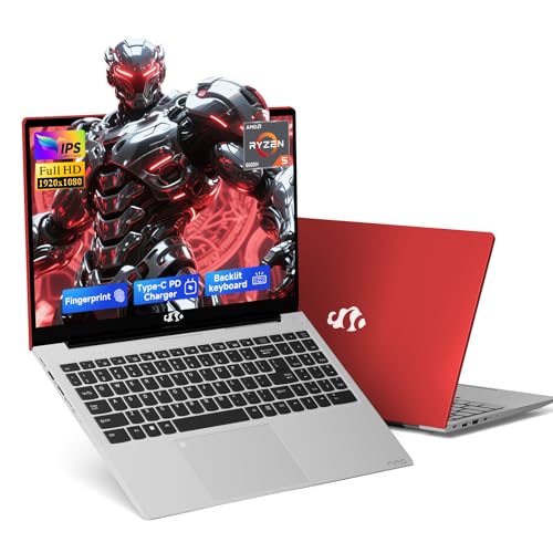 NIMO 15.6 IPS FHD-Light Gaming-Laptop,AMD Ryzen 5 6600H 16GB DDR5 RAM 256GB