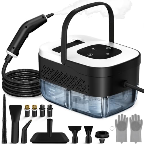 Steam Cleaner, Portable Steamer for Cleaning with 16pcs Accessories, 6-Level
