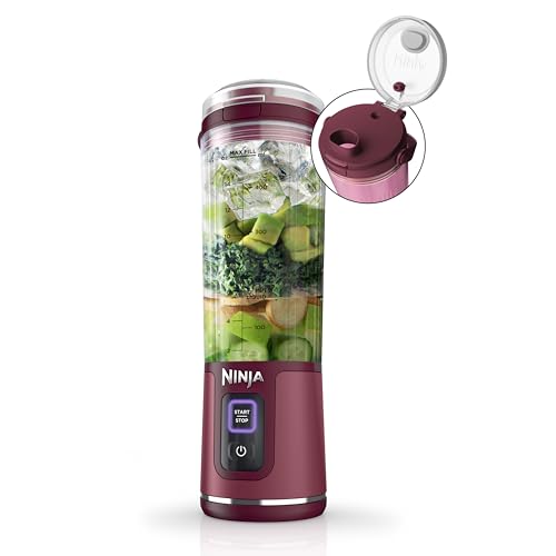 Ninja Blast Portable Blender, Cordless, 18oz Vessel, Cranberry Red, BC151CR