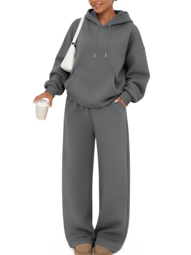 Trendy Queen Womens 2 Piece Lounge Sweat Sets Matching Sweatsuits
