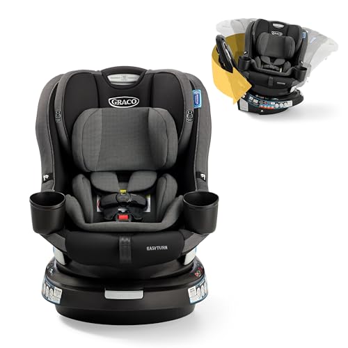 Graco EasyTurn 360 2-in-1 Rotating Convertible Car Seat, Cyran