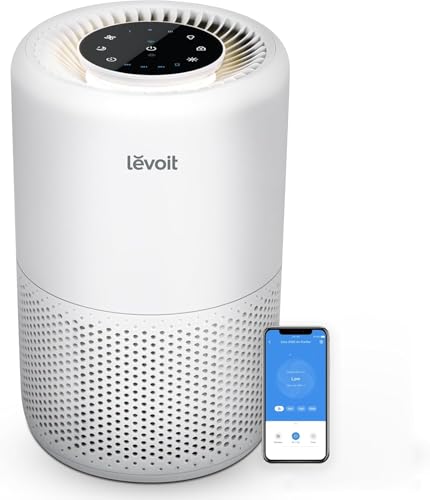 Levoit Air Purifier for Home Pets Bedroom Dorm Room, Smart & Voice