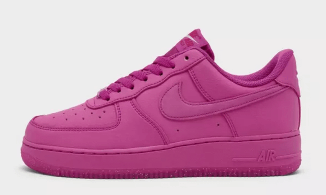 Nike Air Force 1 '07 Fire Pink/Fireberry/Metallic Silver ON SALE