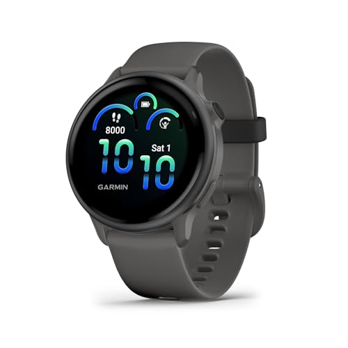 Garmin vívoactive® 6, Health & Fitness GPS Smartwatch, Pebble Gray/Slate