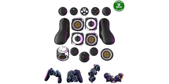 ByoWave Proteus Controller Kit – Modular Gaming Controller with 15+ Interchangeable Parts, Custom Remapping & LED Lighting