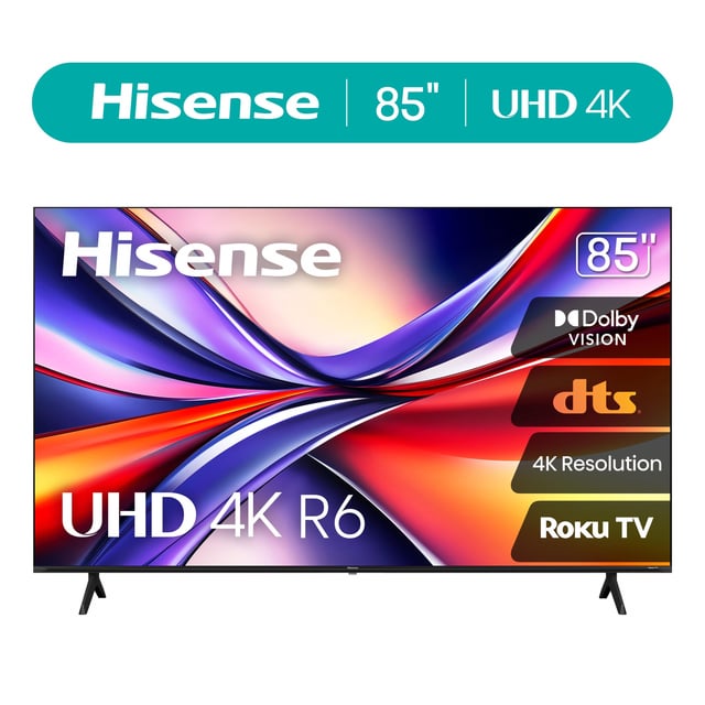 Hisense 85" R6 Series 4K HDR Smart Roku TV