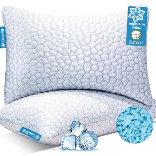 Qutool Memory Foam cooling bed pillows at