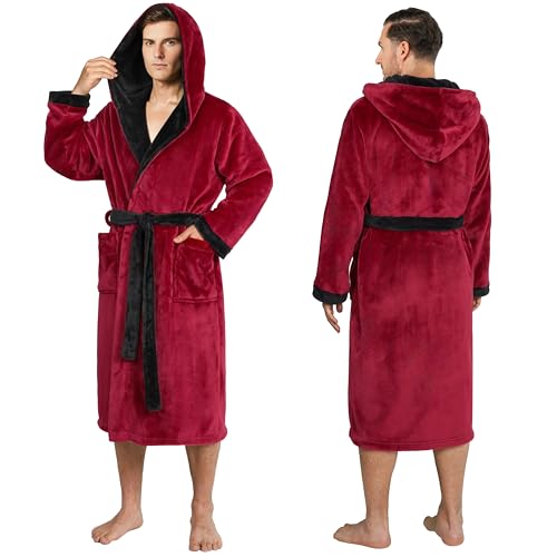 45% OFF On a Fast Selling Men's Hooded Fleece Bathrobe ( PAVILIA ) – Now