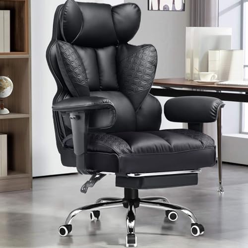 GTPLAYER Big and Tall Gaming Chair 400lbs Heavy Duty Office Chair with