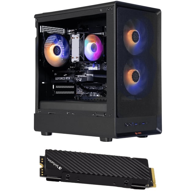 ABS Cyclone M Aqua i5 5060 16GB 1TB SSD Gaming PC + 2TB Verbatim 7000MB/s SSD