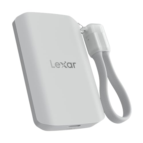 Lexar 2TB ES5 Magnetic External SSD, Up to 2000MB/s, Compatible w/MagSafe, USB-C
