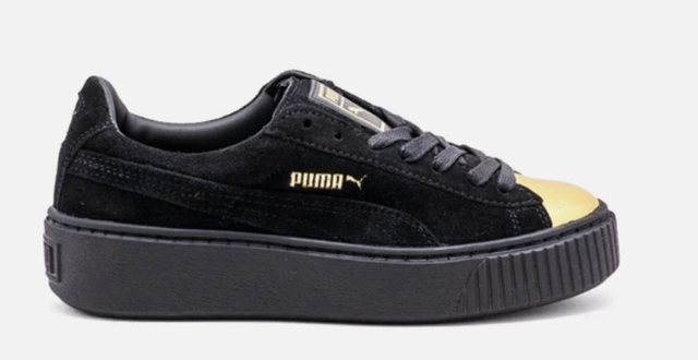 PUMA SUEDE CREEPER BLACK/GOLD ON SALE