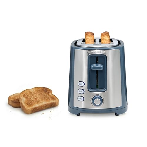 Hamilton Beach Extra-Wide Slot 2 Slice Toaster With Bagel & Defrost Buttons