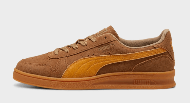 Puma Indoor R-Suede (Chocolate Chip-Sport Yellow) ON SALE