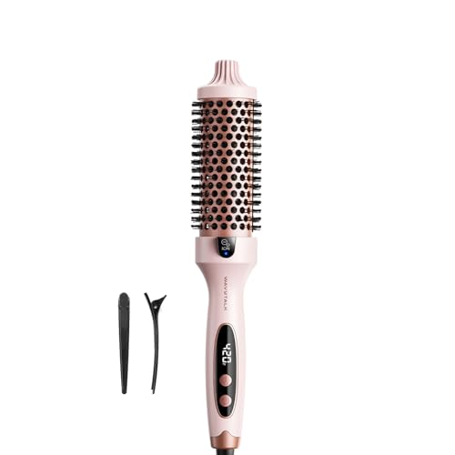 Wavytalk Thermal Brush Blowout Boost 1.5″ Heat Round Brush for Blowout Look