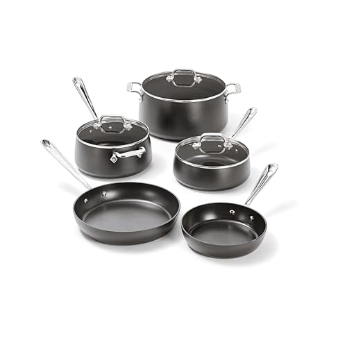 All-Clad HA1® Nonstick 8-Piece Pots & Pans Set, Induction Ready
