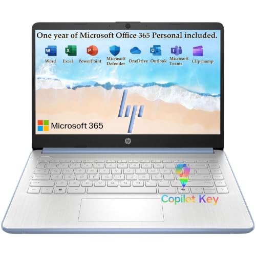 HP 2026 Everyday Laptop, Intel CPU, 128GB Storage, Copilot AI, Office 365