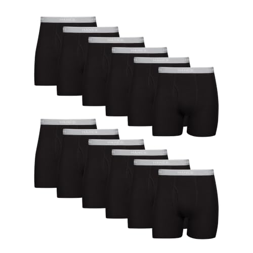Hanes mens Underwear Boxer Briefs Pack, Cool & Breathable Cotton [Subscribe & Save available]