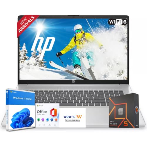HP 2026 New Business Laptop, Powerful AMD Ryzen 5 7430U(Beats Intel Core
