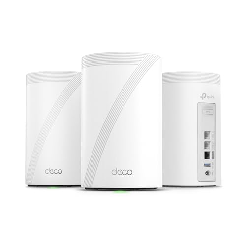 Deco 7 Pro Tri-Band BE14000 Wi-Fi 7 Mesh System, 10Gbps Internet, 3
