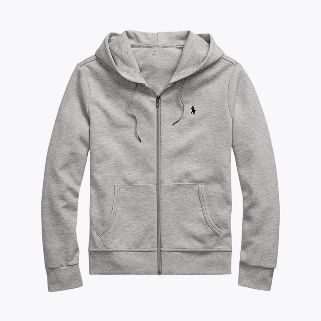 Ralph Lauren Double-Knit Full-Zip Hoodie
