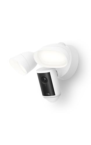 Ring Floodlight Cam 4K Pro (newest model), Wired, Retinal 4K with wide-angle