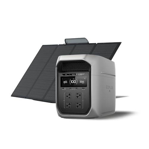 EF ECOFLOW Portable Power Station DELTA 3 MAX Plus & 400W Solar
