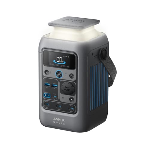 Anker SOLIX C300 DC Portable Power Station, 288Wh, 300W, Outdoor Camping