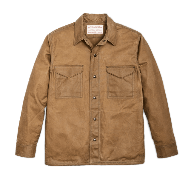 Filson waxed cotton Jac Shirt - tan or navy