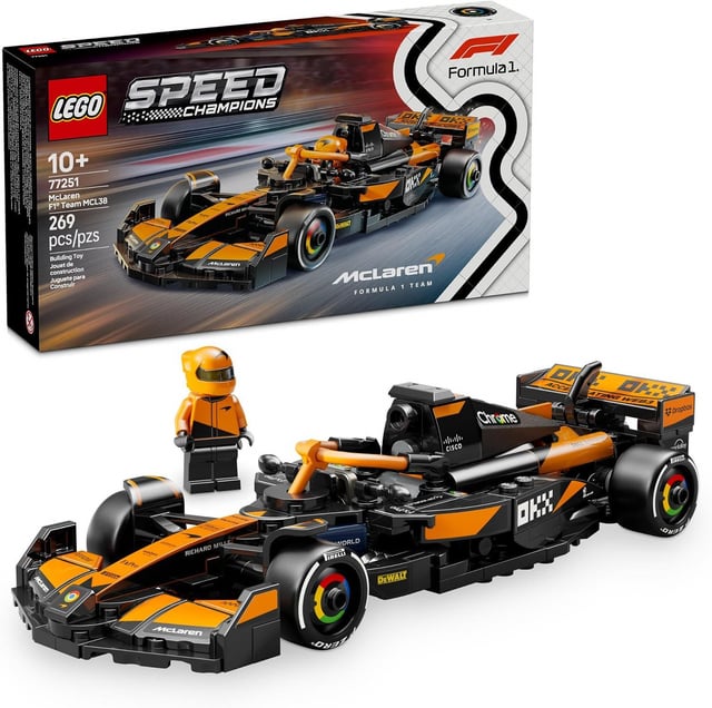 LEGO® Speed Champions McLaren F1® Team MCL38 Race Car (77251)