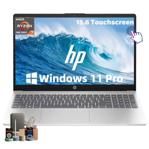 HP 15.6 FHD Touchscreen Laptop, 32GB RAM, 1TB SSD, AMD Ryzen 7