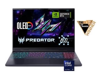 Acer Predator Helios Neo 16S AI Gaming Laptop - 16" (2560 x 1600) OLED 240Hz 500nits Display, Intel Core Ultra 9, NVIDIA GeForce RTX 5070Ti, 32GB RAM, 1TB SSD, Obsidian Black, Now