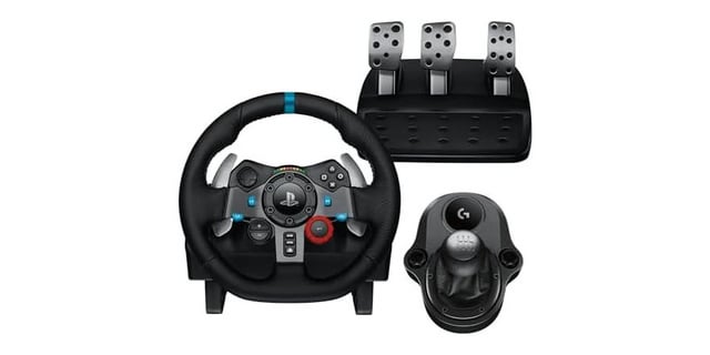 Logitech G29 Racing Wheel and Pedals + Logitech Shifter