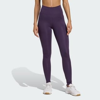 adidas Optimé Essentials Stash Pocket Black Full-Length Leggings