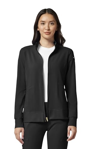 Cherokee iFlex Scrub Jacket for Women 2 Pocket Zip Front