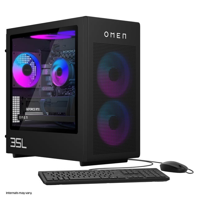 HP OMEN 35L Gaming Desktop; Intel Core i7-14700F, RTX 5070 Ti, 32GB DDR5-6000, 1TB Gen4 NVMe SSD, 850W 80+ Gold ATX 3.1 PSU