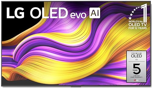 LG 55" G5 OLED evo 4K 165Hz VRR Smart TV (OLED55G5WUA, 2025)
