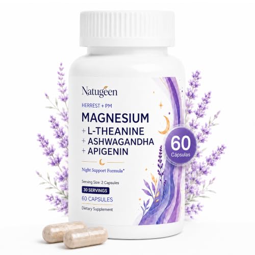 40% OFF on NATUGEEN HerRest+ PM Magnesium Complex + Apigenin Supplement – Now