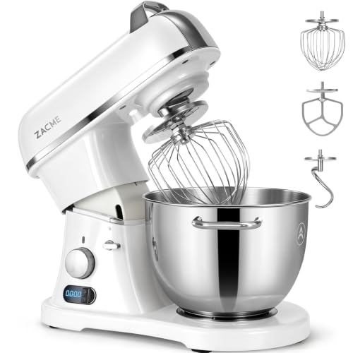 ZACME 8.4QT Commercial Stand Mixer 800W with Aluminum Die Casting Meets the