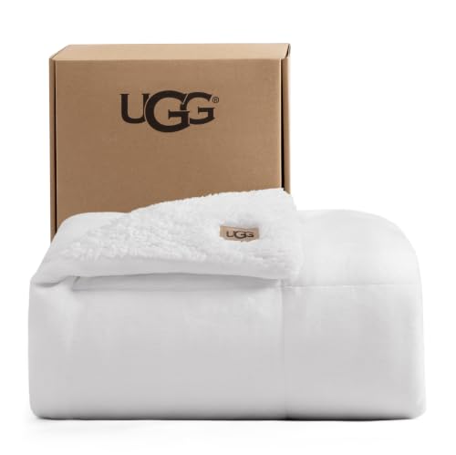 UGG Nita Throw Blanket for Couch, Plush Luxury Fleece, 50 x 70,