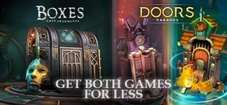 Our two immersive puzzle escape room games Boxes: Lost Fragments and Doors: Paradox are bundled for 58% off!