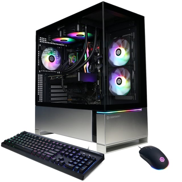 CyberPowerPC Gamer Supreme Gaming PC, AMD Ryzen 7 8700F, NVIDIA GeForce RTX 5060 Ti 16GB, 32GB DDR5 6000, 2TB SSD