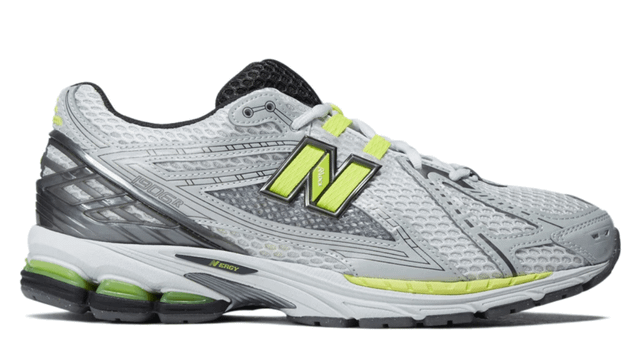 New Balance 1906R Shoes - Light Silver Metallic/Alkaline Green ON SALE