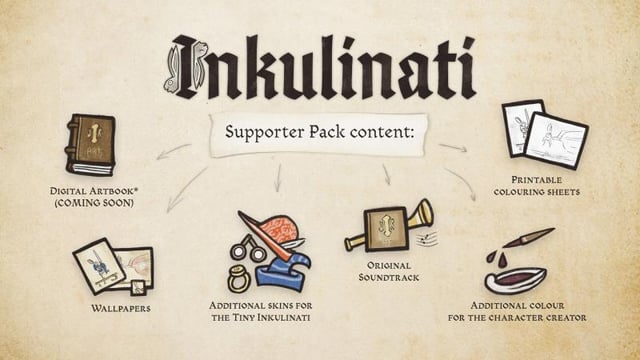 Inkulinati - Supporter Pack (65% off /€ 3.48)