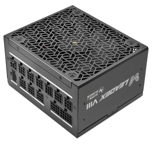 Super Flower Leadex VIII Platinum PRO 1000W Power Supply, ATX 3.1, model SF-1000F14SP Black