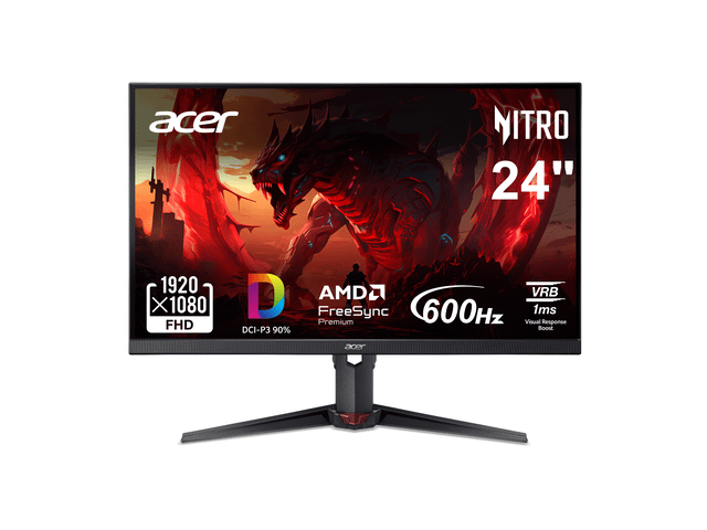 Acer Nitro 24 inch (24.1" viewable) Full HD 1080P 600hz