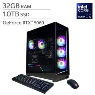 CyberPowerPC Gamer Xtreme Desktop: Intel Ultra 5 225F, 32GB RAM, RTX 5060 with