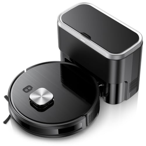 Robot Vacuum and Mop for Pet Hair, 11500Pa Suction, 90-Day Self-Emptying